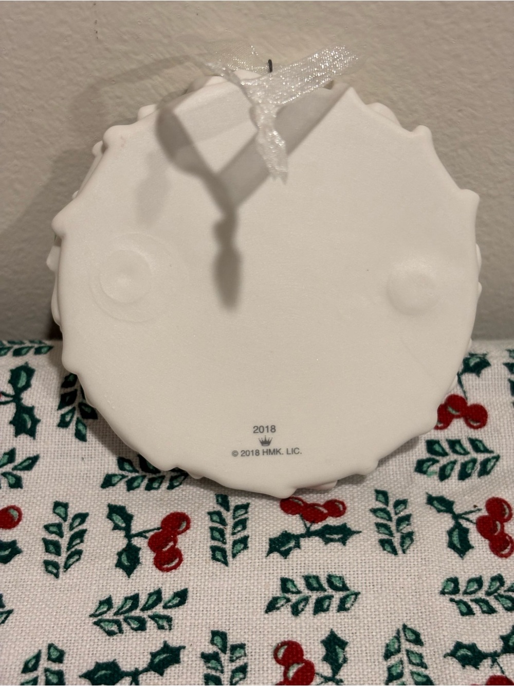 Hallmark Keepsake Forever Family Ornament - White & Green with Red Lettering - Picture 4 of 4